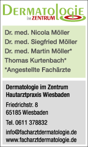 Hautarztpraxis Dermatologie im Zentrum in Wiesbaden Banner