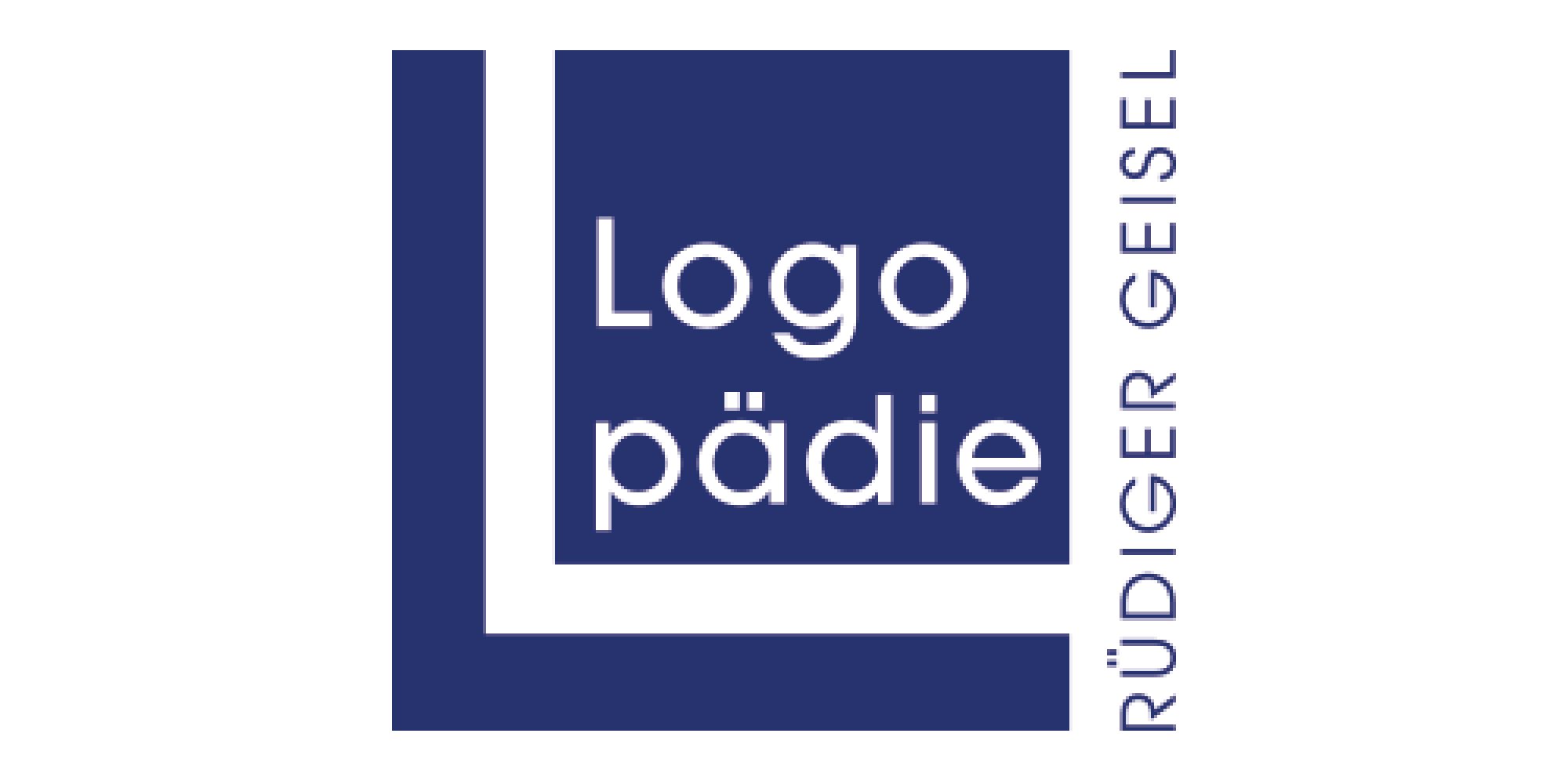 Logo der Logopädiepraxis Rüdiger Geisel M.A. in Mainz symbolisiert professionelle Sprachtherapie und Vertrauen für Patienten.